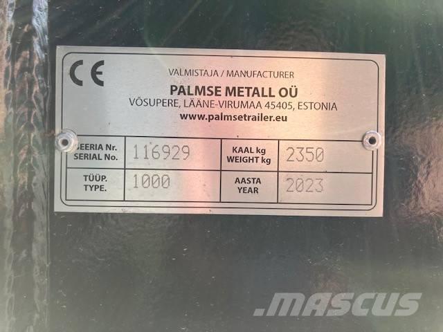Palmse Trailer D1000 Самосвальні причепи