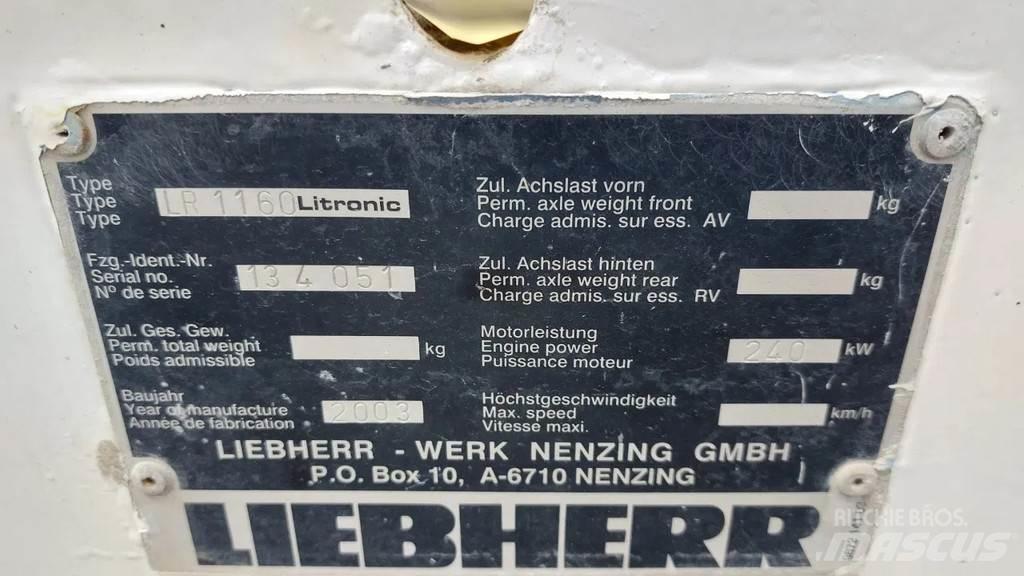 Liebherr LR 1160 Гусеничні крани