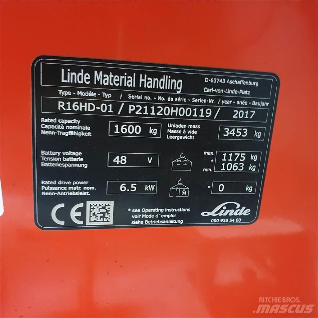 Linde R16HD Річ-трак із високим підйомом
