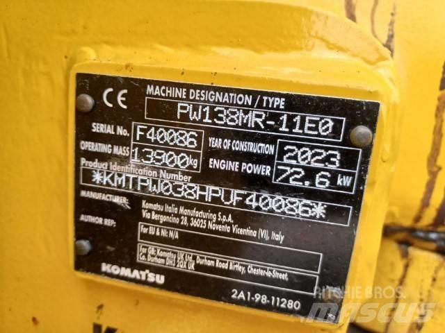 Komatsu PW138MR-11E0 Колісні екскаватори