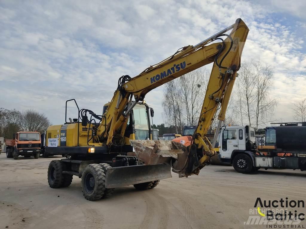 Komatsu PW160-7 Колісні екскаватори