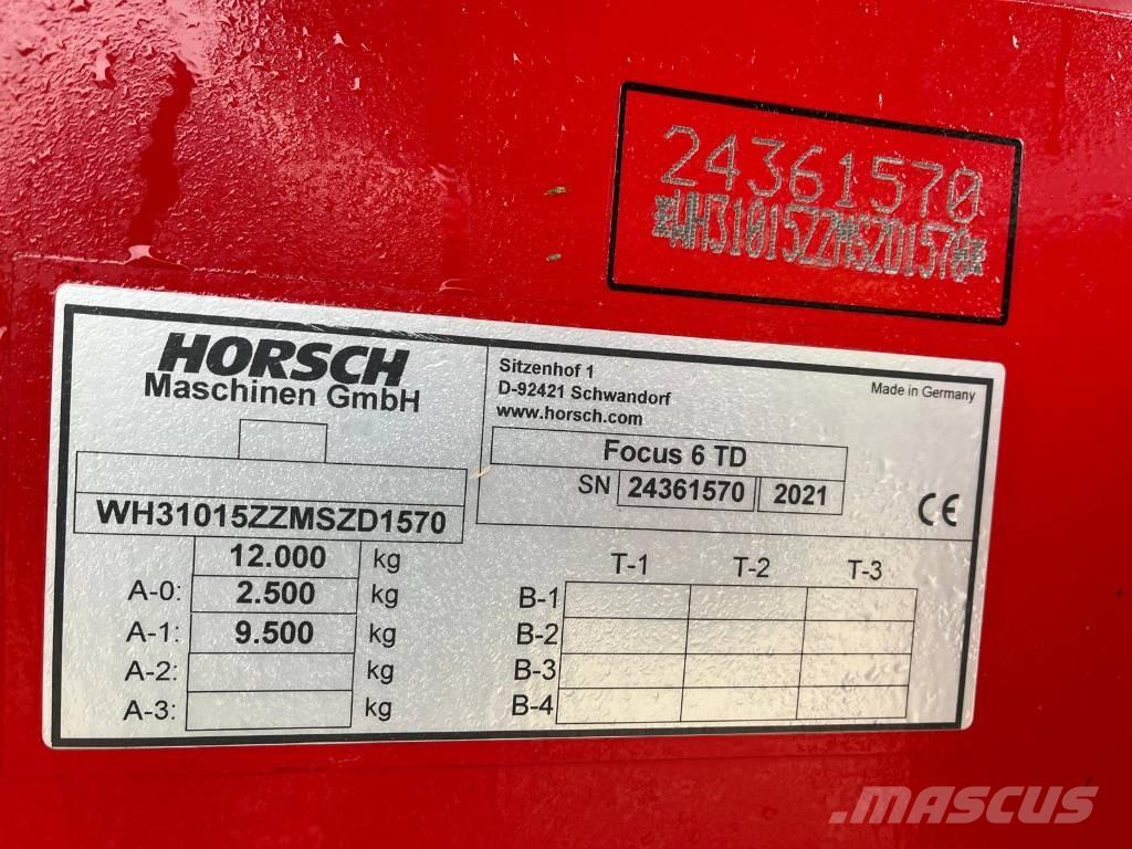 Horsch Focus 6 TD Сівалки