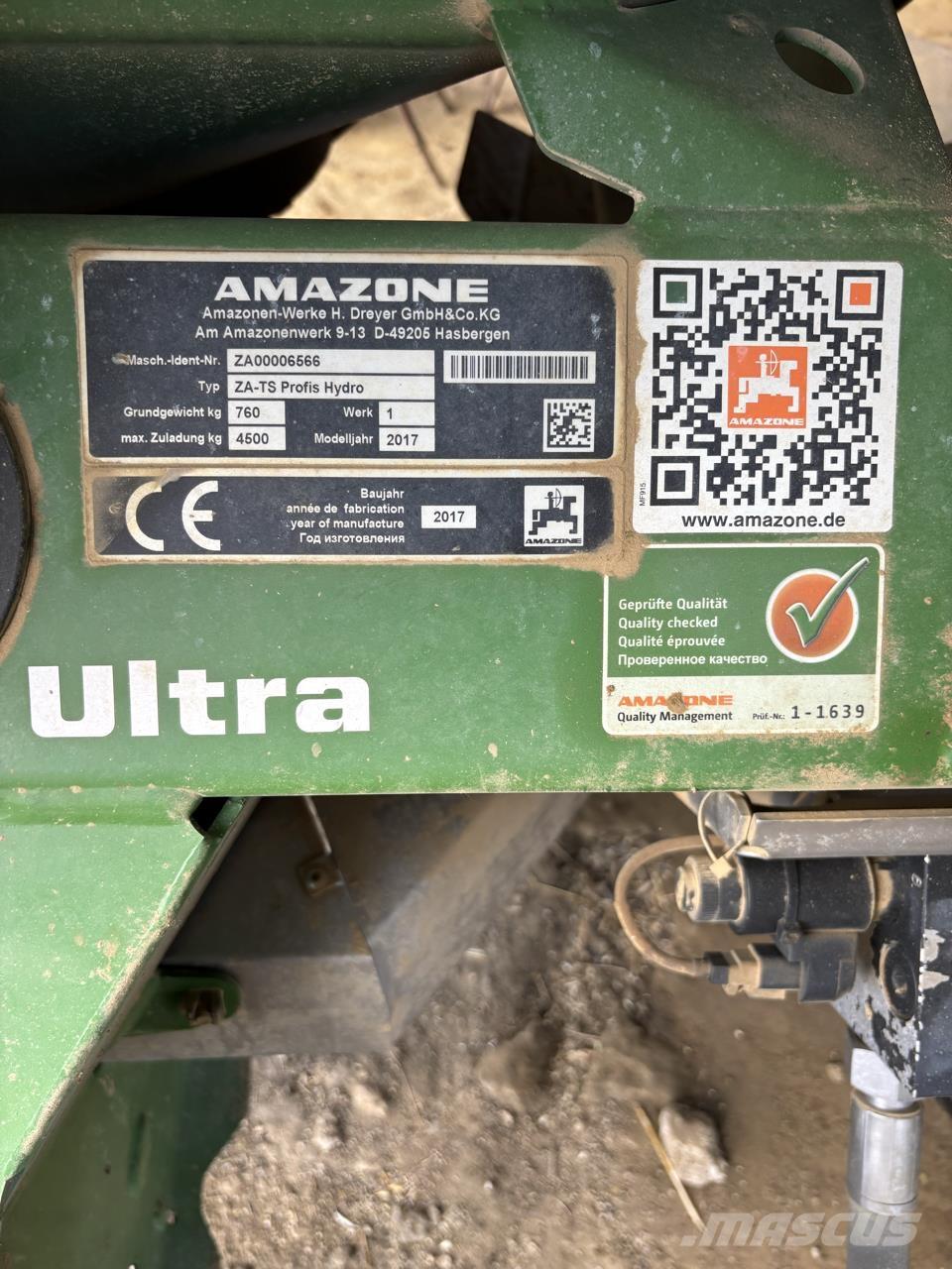 Amazone ZA TS 4200 Самохідні обприскувачі