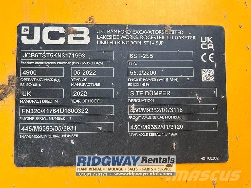 JCB 6 ST Міні самоскиди