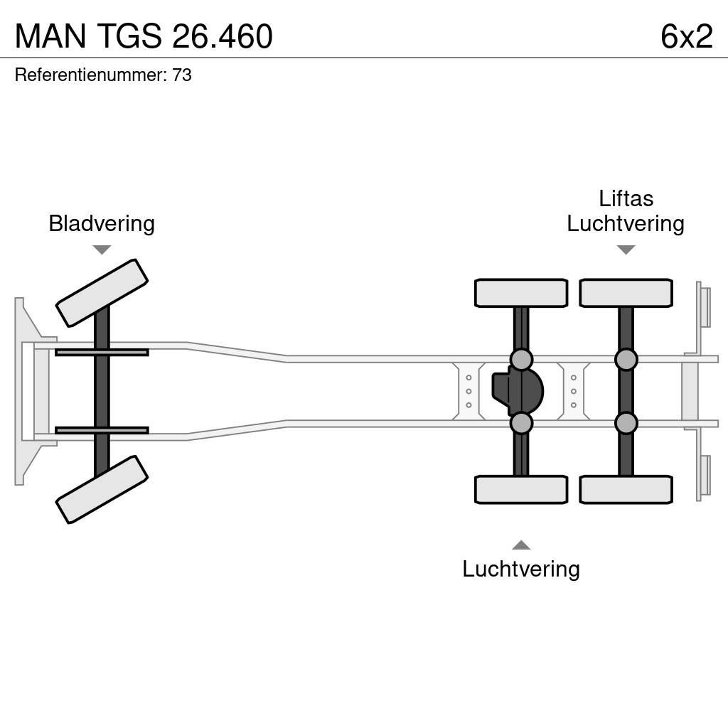 MAN TGS 26.460 Вантажівки з гаковим підйомом