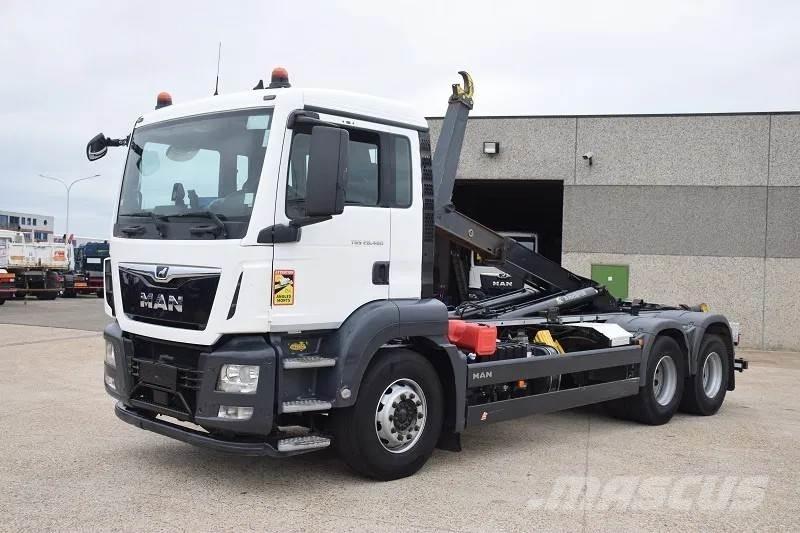 MAN TGS 26.460 Вантажівки з гаковим підйомом