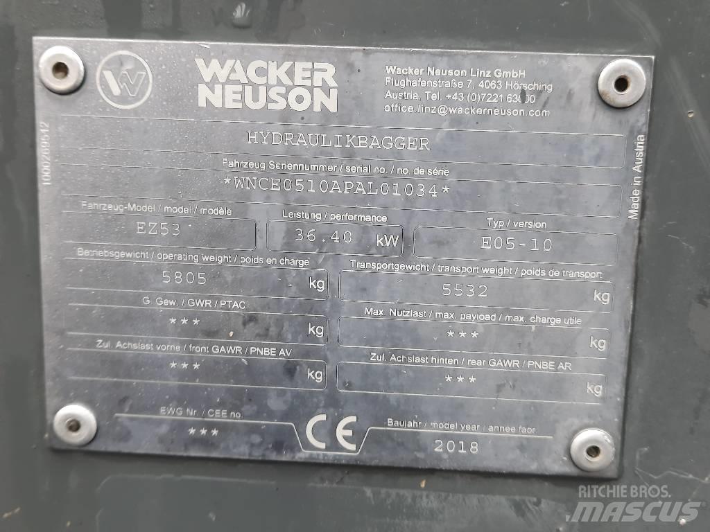 Wacker Neuson EZ 53 Міні-екскаватори < 7т