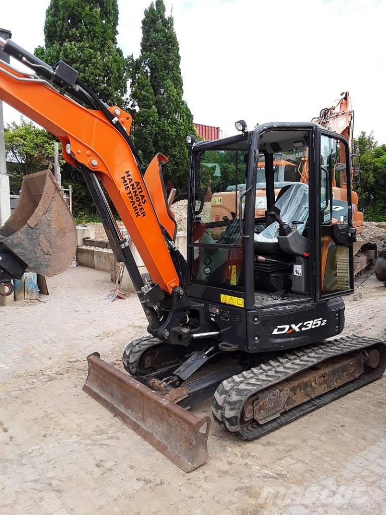 Doosan DX 35 Z Міні-екскаватори < 7т