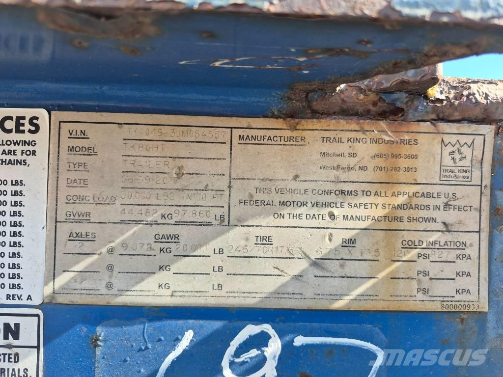 Trail King TK80HT Інші причепи