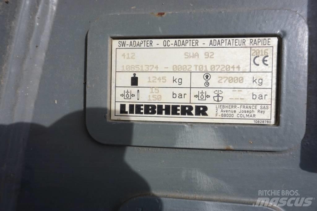Liebherr SW 92 Швидкі з`єднувачі