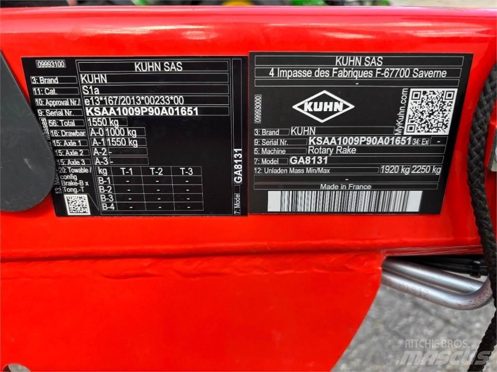Kuhn GA 8131 Прибиральні комбайни