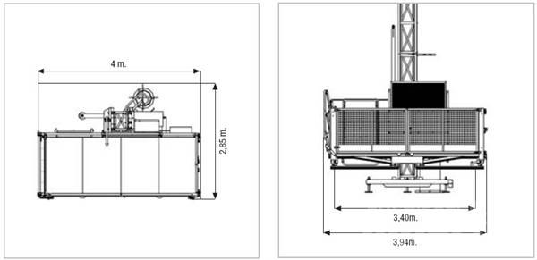 Camac ECP-1500 Вертикальні щоглові підйомники