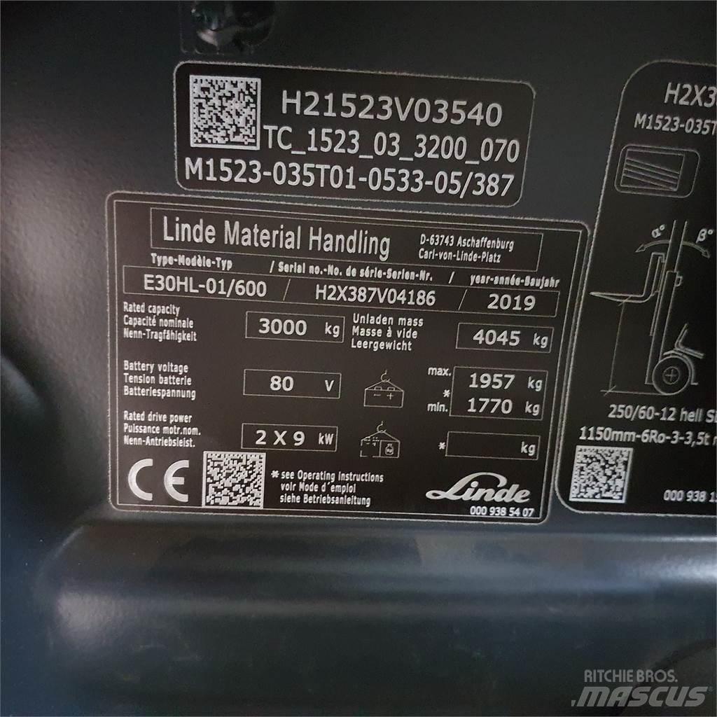 Linde #N/A Електронавантажувачі