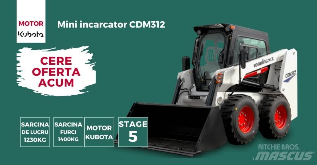 Lonking CDM312 Міні-навантажувачі