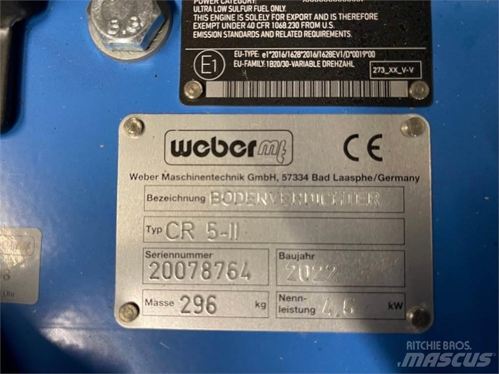 Weber CR5-II Віброплити та вібротрамбовки
