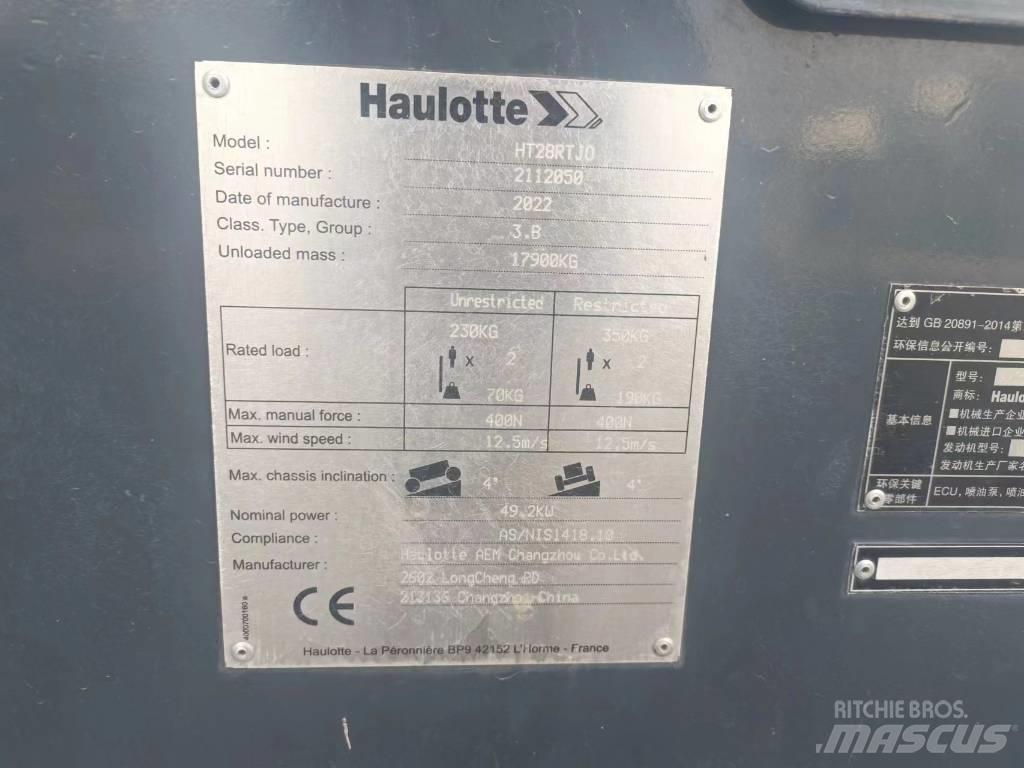 Haulotte HT28RTJO Телескопічні підйомники