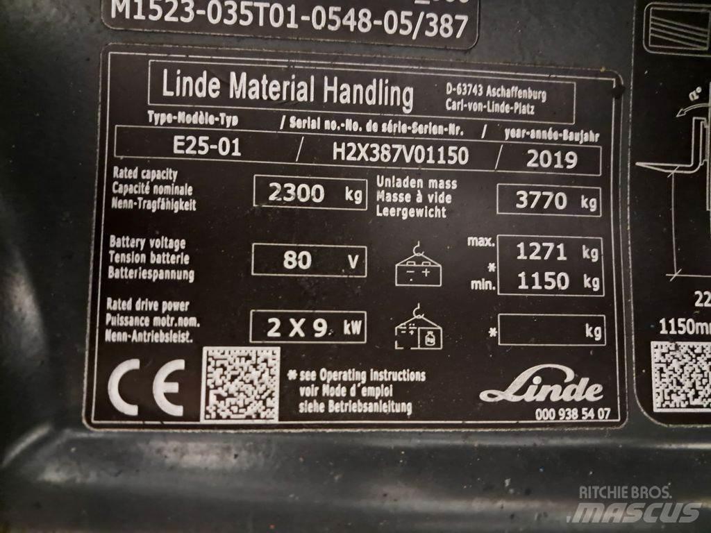 Linde E25-01 Електронавантажувачі