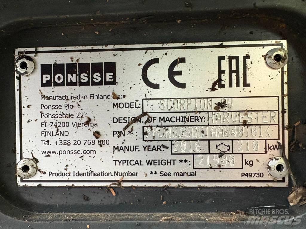 Ponsse Scorpion Харвестери