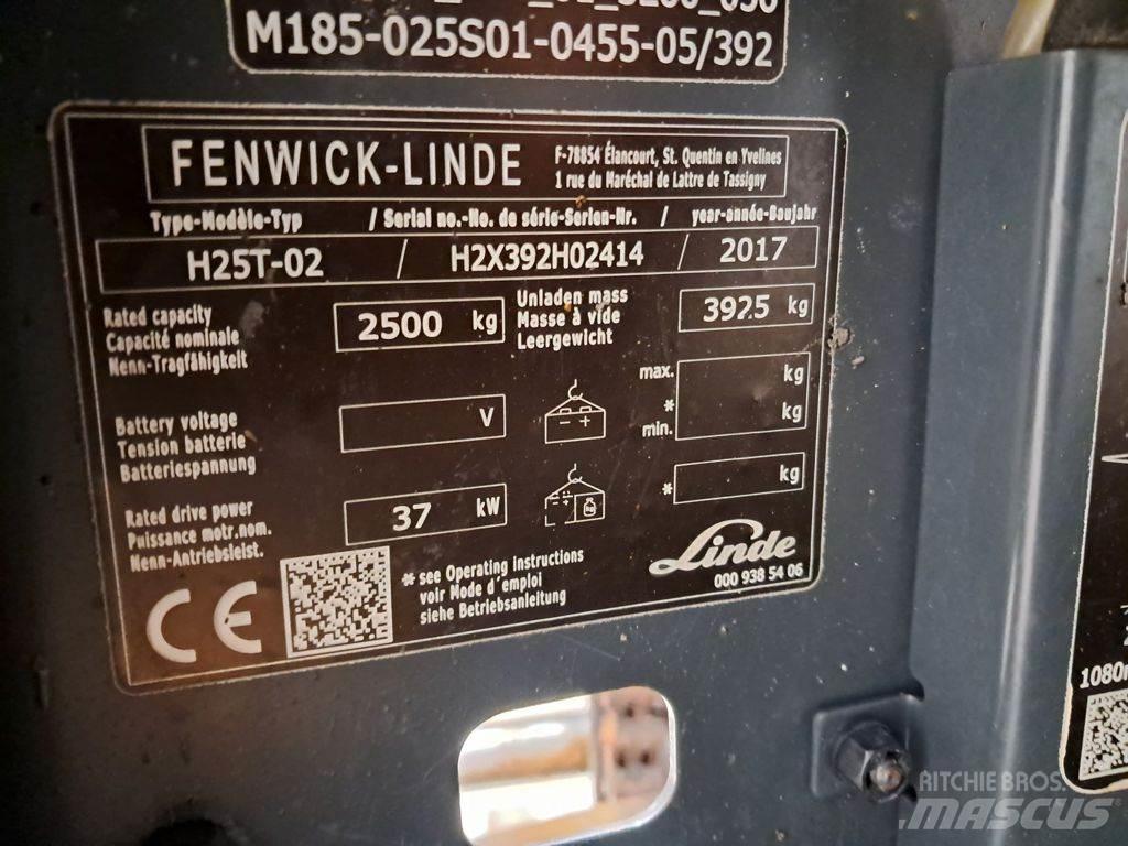 Linde H25T-02 Газові навантажувачі
