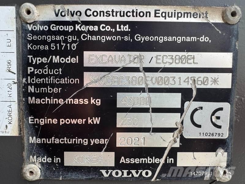 Volvo EC 380 EL Гусеничні екскаватори