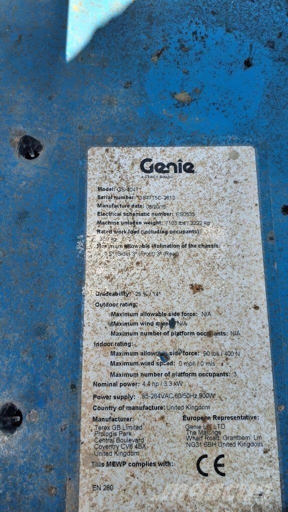 GENIE GS4047 Підйомники-ножиці
