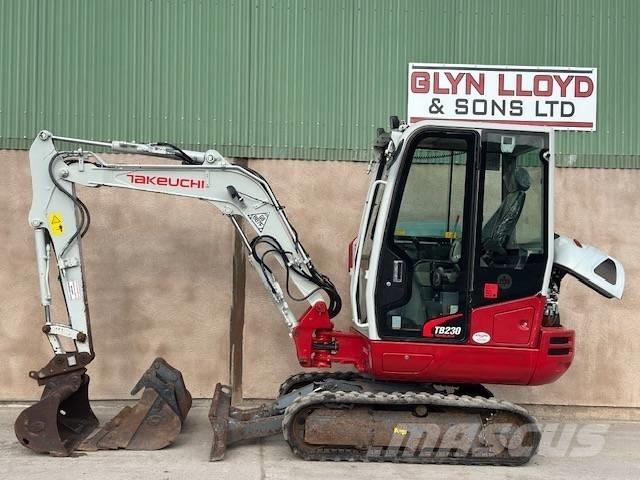 Takeuchi TB 230 Міні-екскаватори < 7т