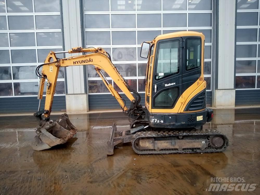 Hyundai Robex 27Z-9 Міні-екскаватори < 7т