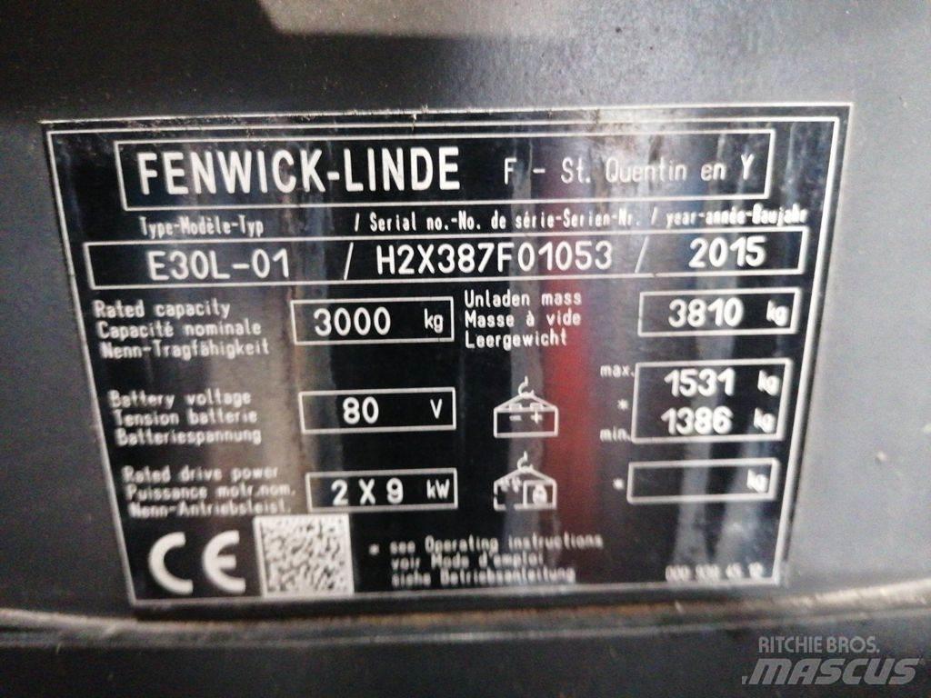 Linde E30L-01 Електронавантажувачі