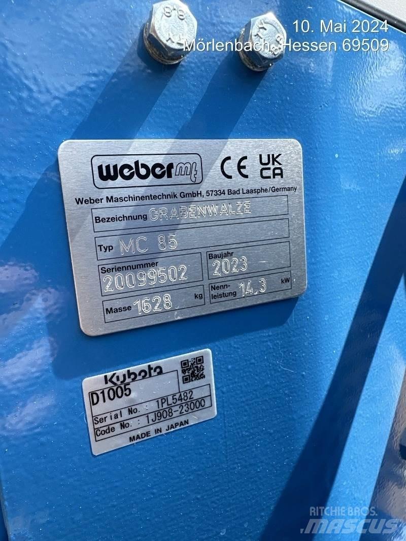 Weber MC85 Дорожні котки