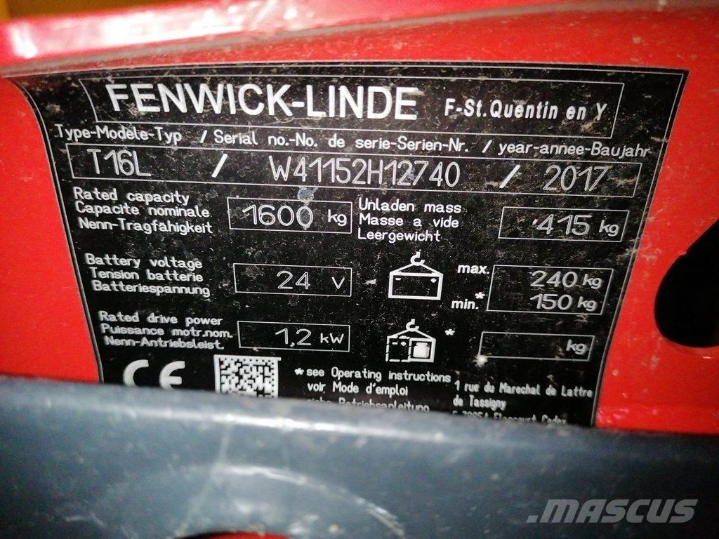 Linde T16L Штабелери