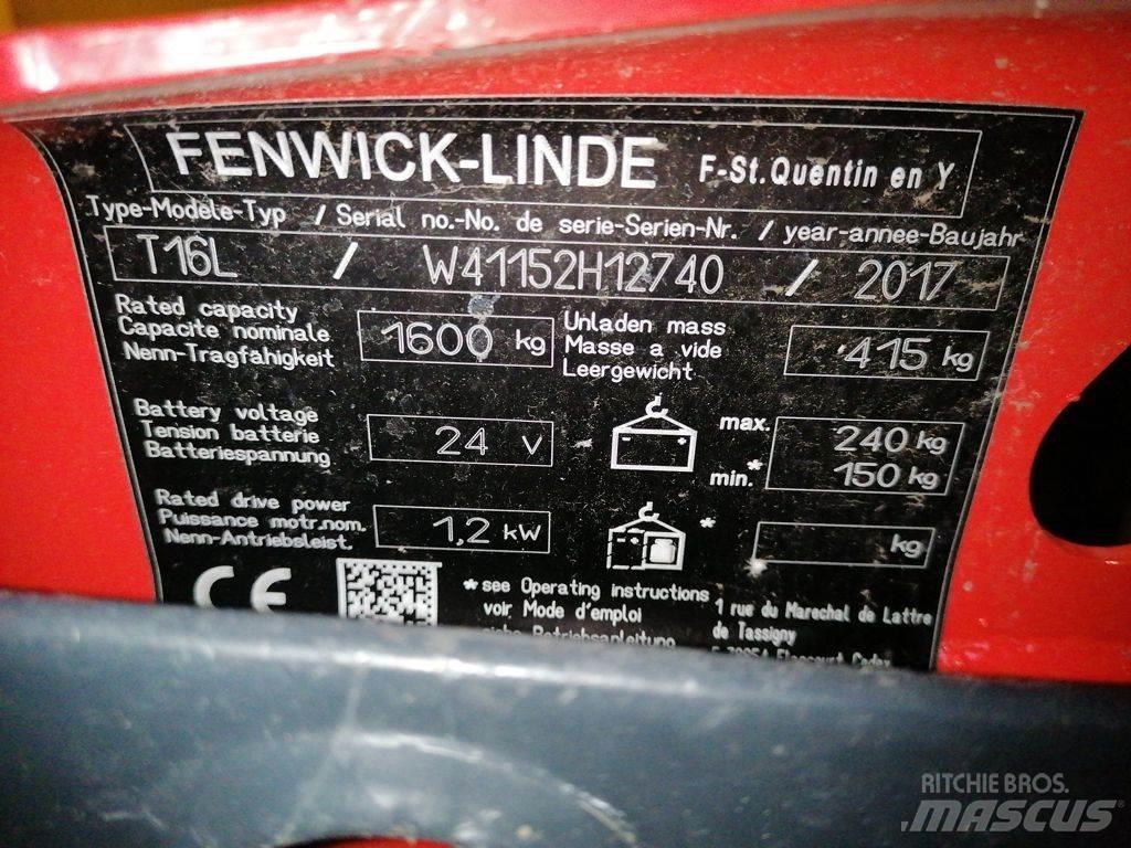 Linde T16L Штабелери