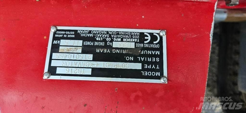 Takeuchi TB216 Міні-екскаватори < 7т