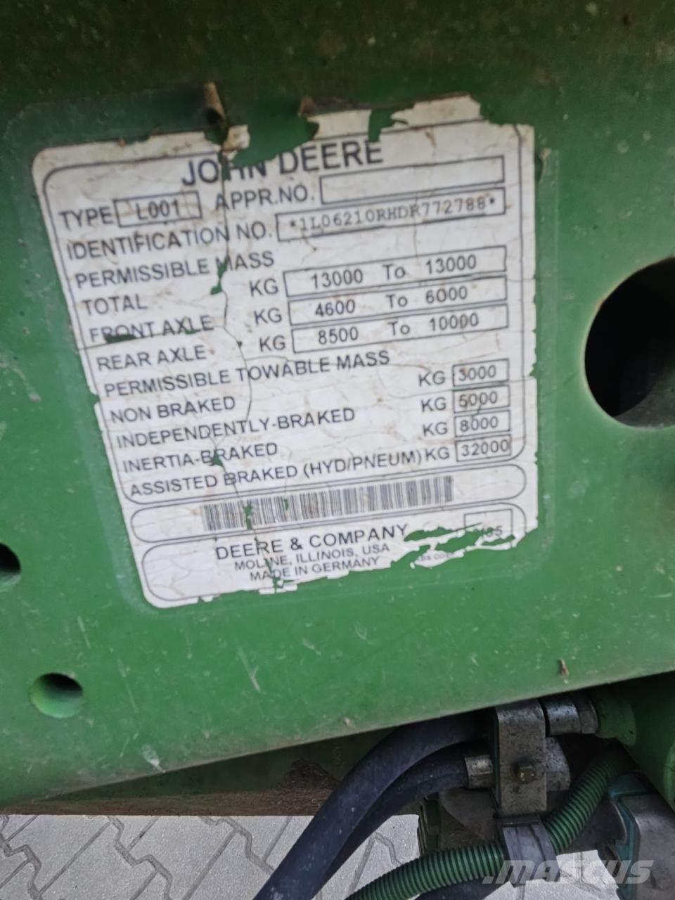 John Deere 6210R Трактори