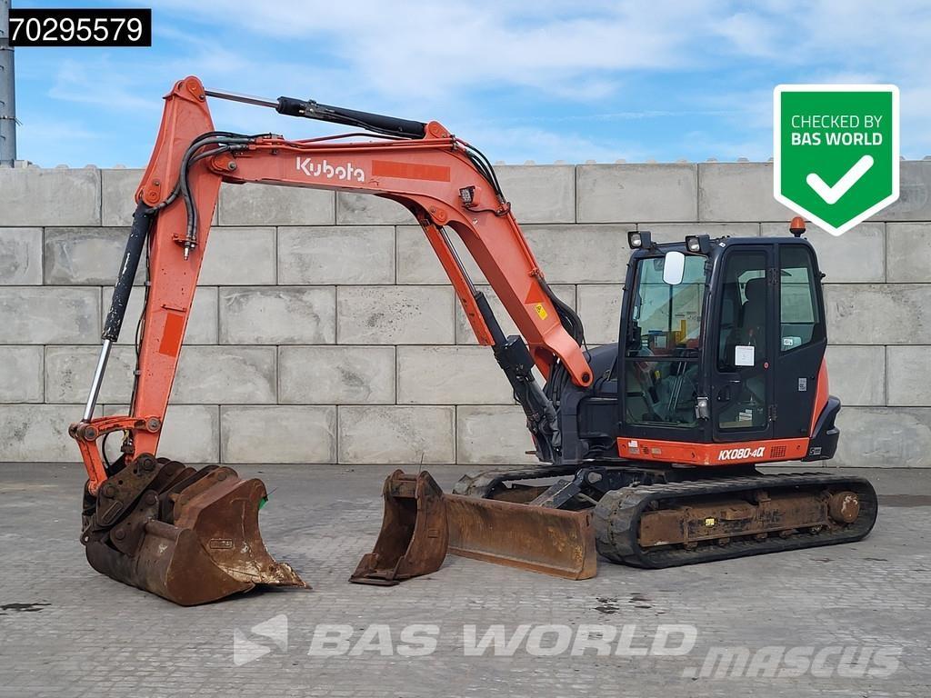 Kubota KX080-4a Міні-екскаватори < 7т