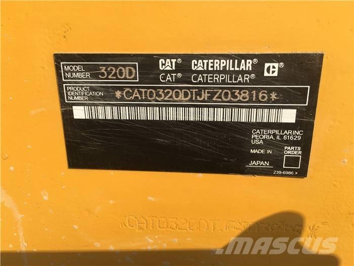 CAT 320 D Гусеничні екскаватори