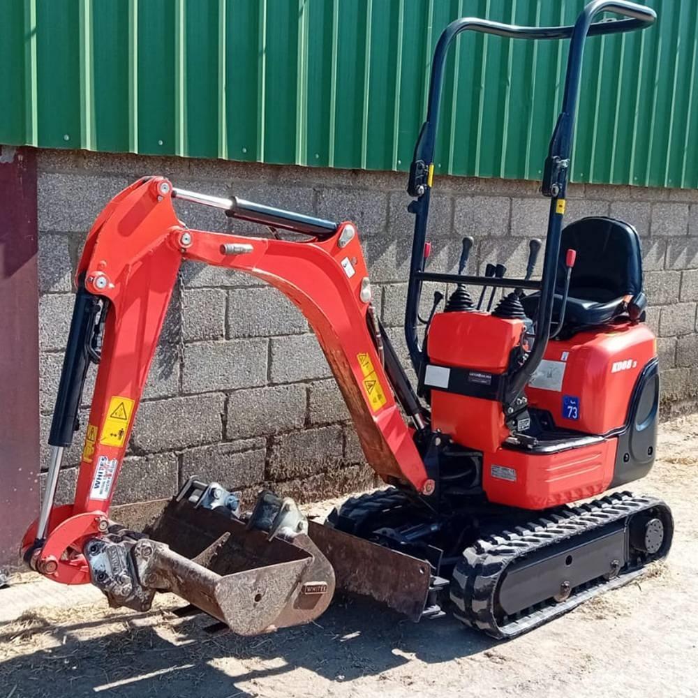 Kubota K 008-3 Міні-екскаватори < 7т