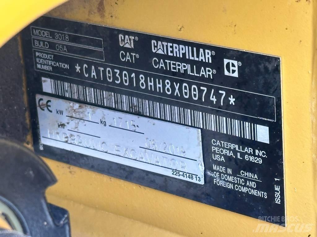 CAT 301.8 Міні-екскаватори < 7т