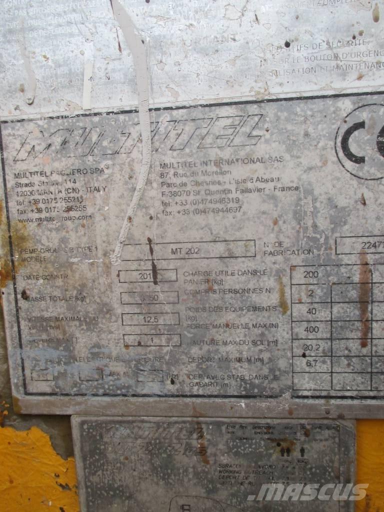 Multitel MT 202 Автовишки на базі вантажівки