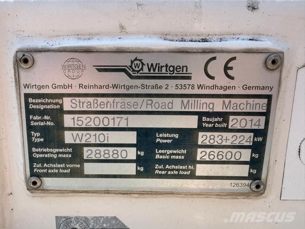 Wirtgen W210i Холодні дорожні фрези