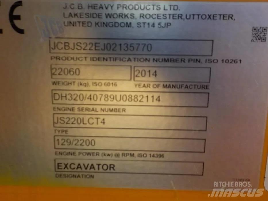 JCB JS220LC Гусеничні екскаватори