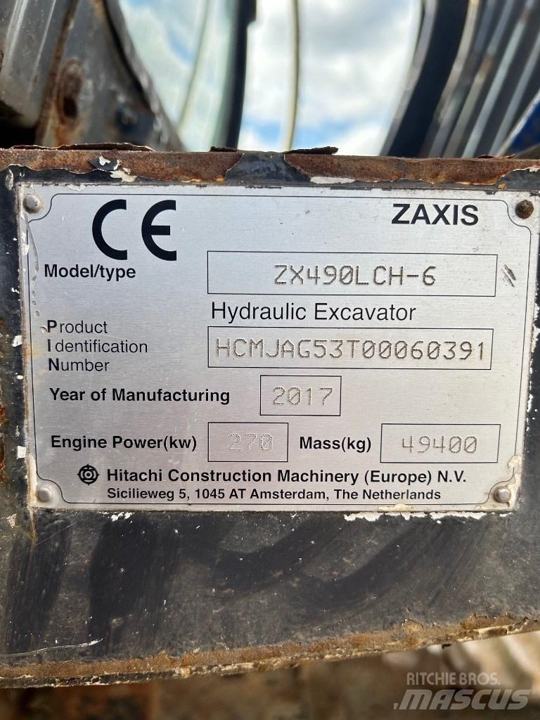 Hitachi 490 LCH-6 Гусеничні екскаватори
