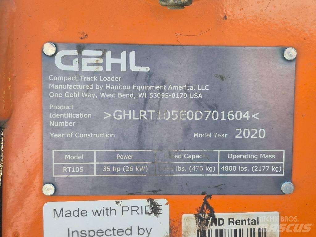 Gehl RT 105 Міні-навантажувачі