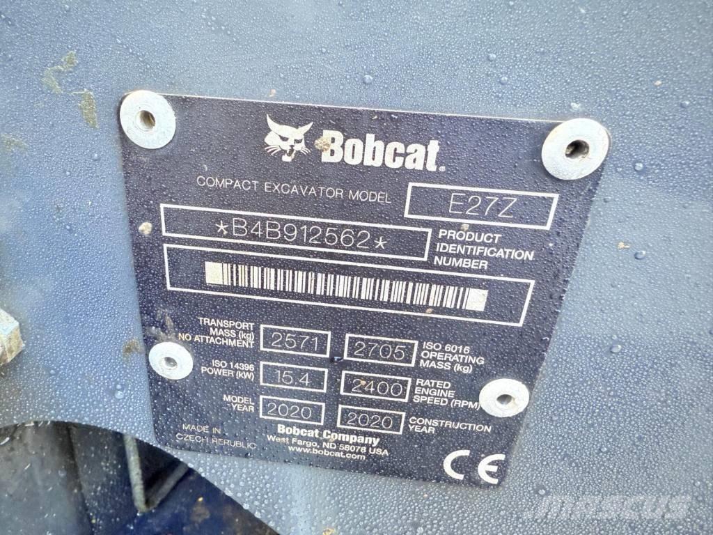 Bobcat E 27z Міні-екскаватори < 7т
