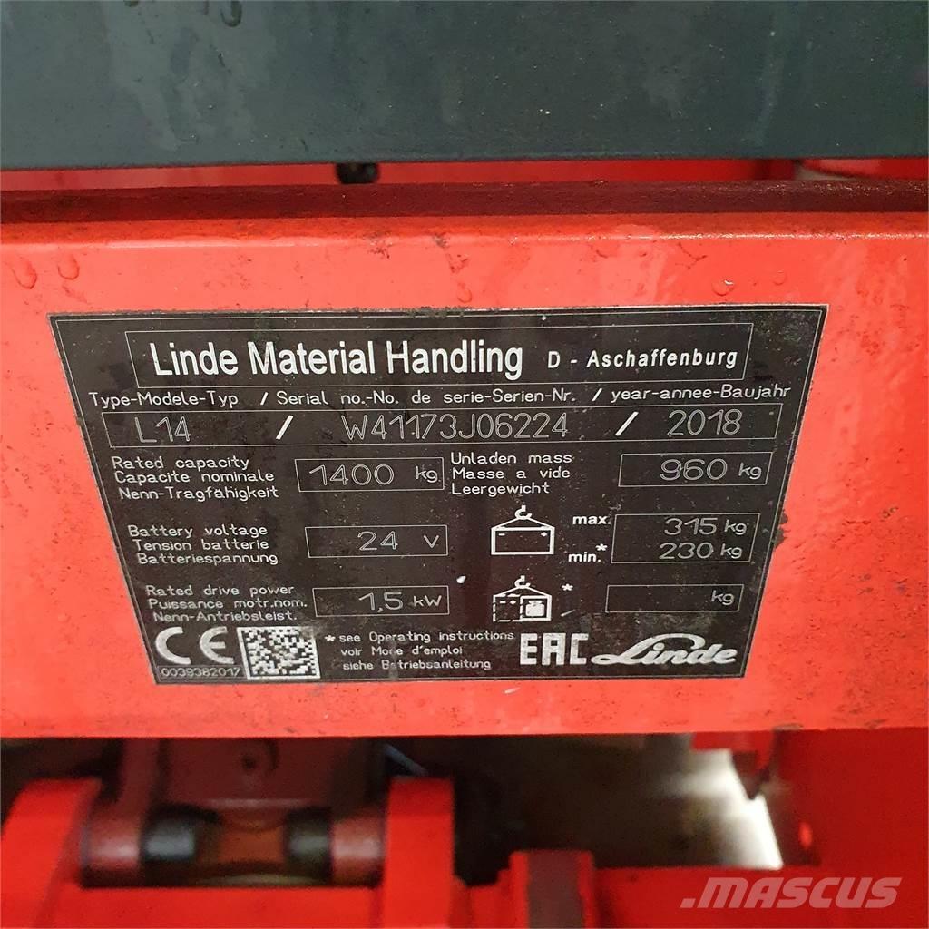 Linde L14i Ручний візок