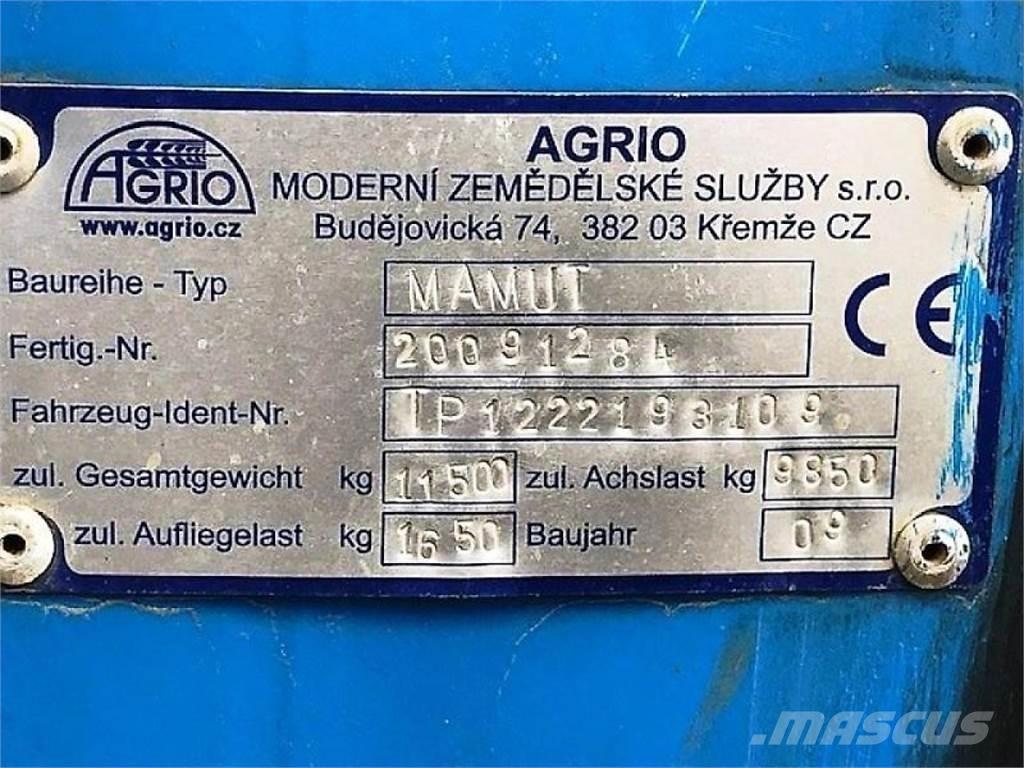 Agrio MAMUT 6036 Причіпні обприскувачі