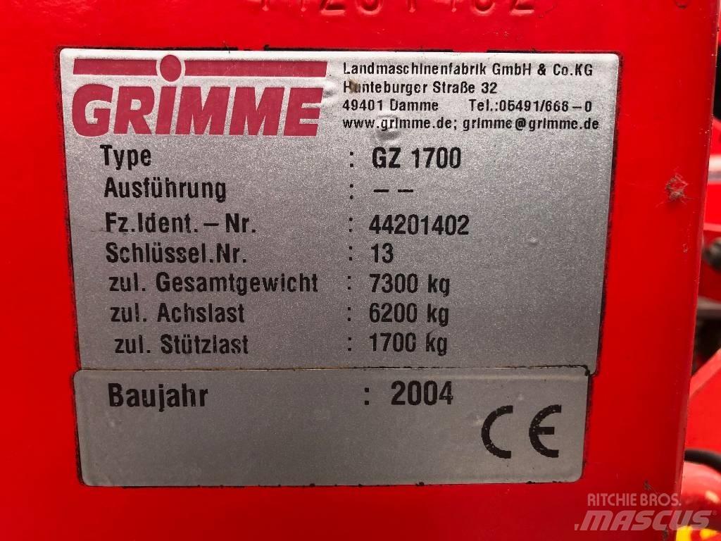 Grimme GZ 1700 Картоплезбиральні комбайни