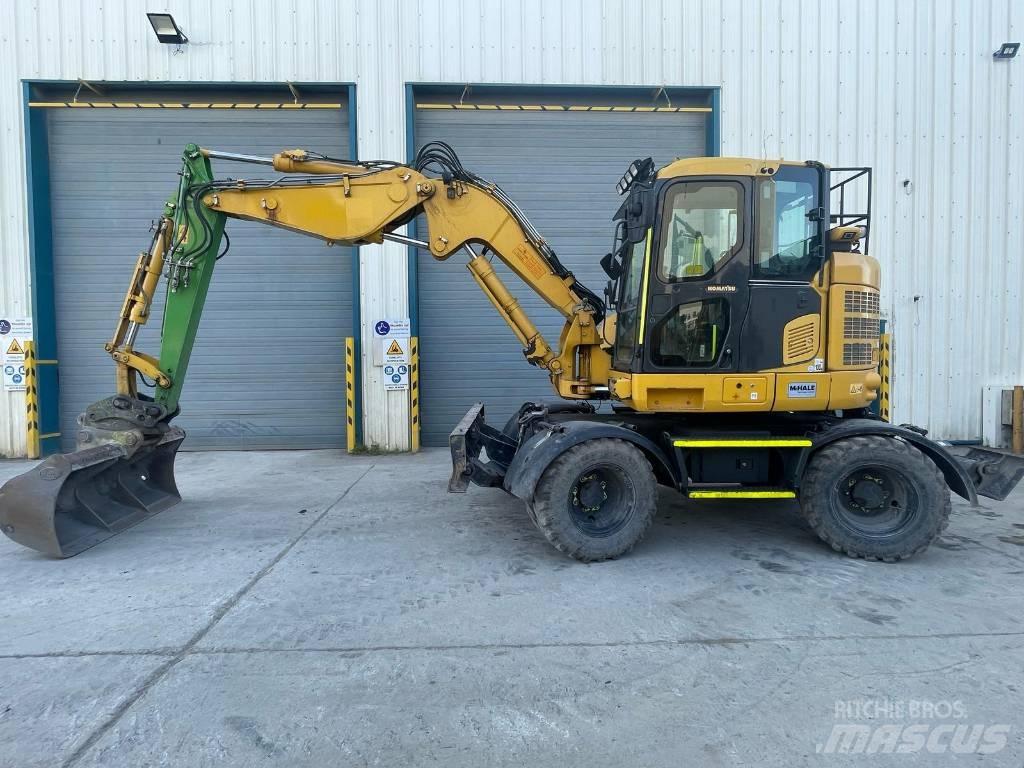 Komatsu PW118-11 Колісні екскаватори