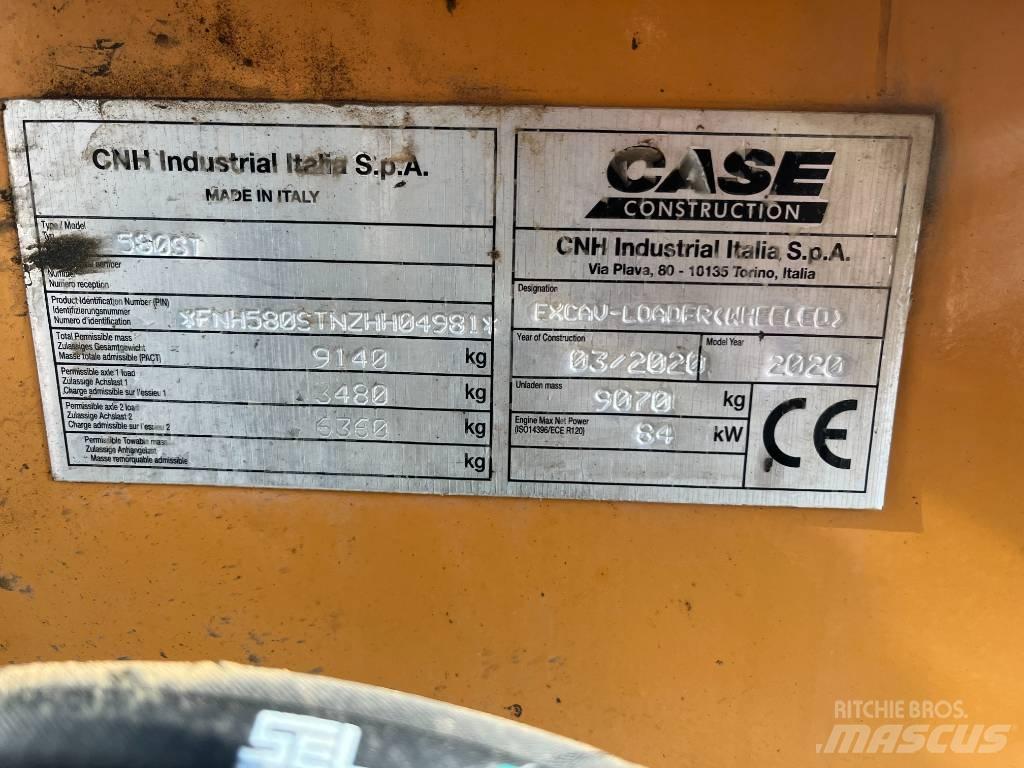 CASE 580 ST Екскаватори-навантажувачі