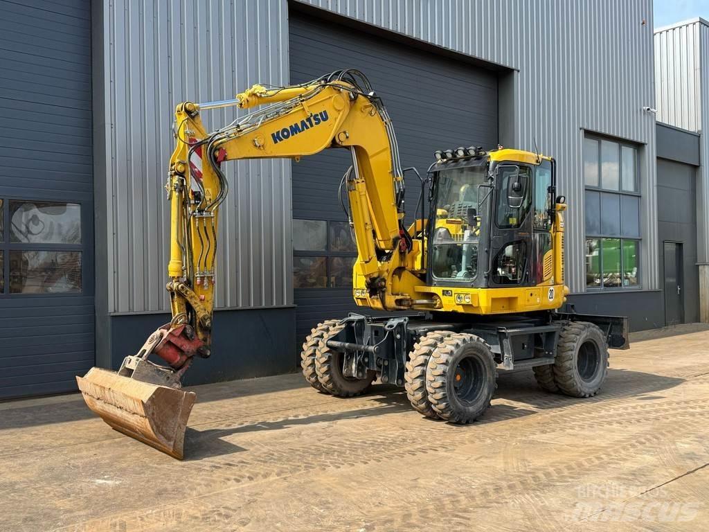 Komatsu PW118MR-11 Колісні екскаватори