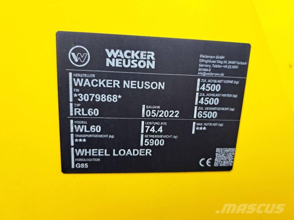 Wacker Neuson WL60 Фронтальні навантажувачі